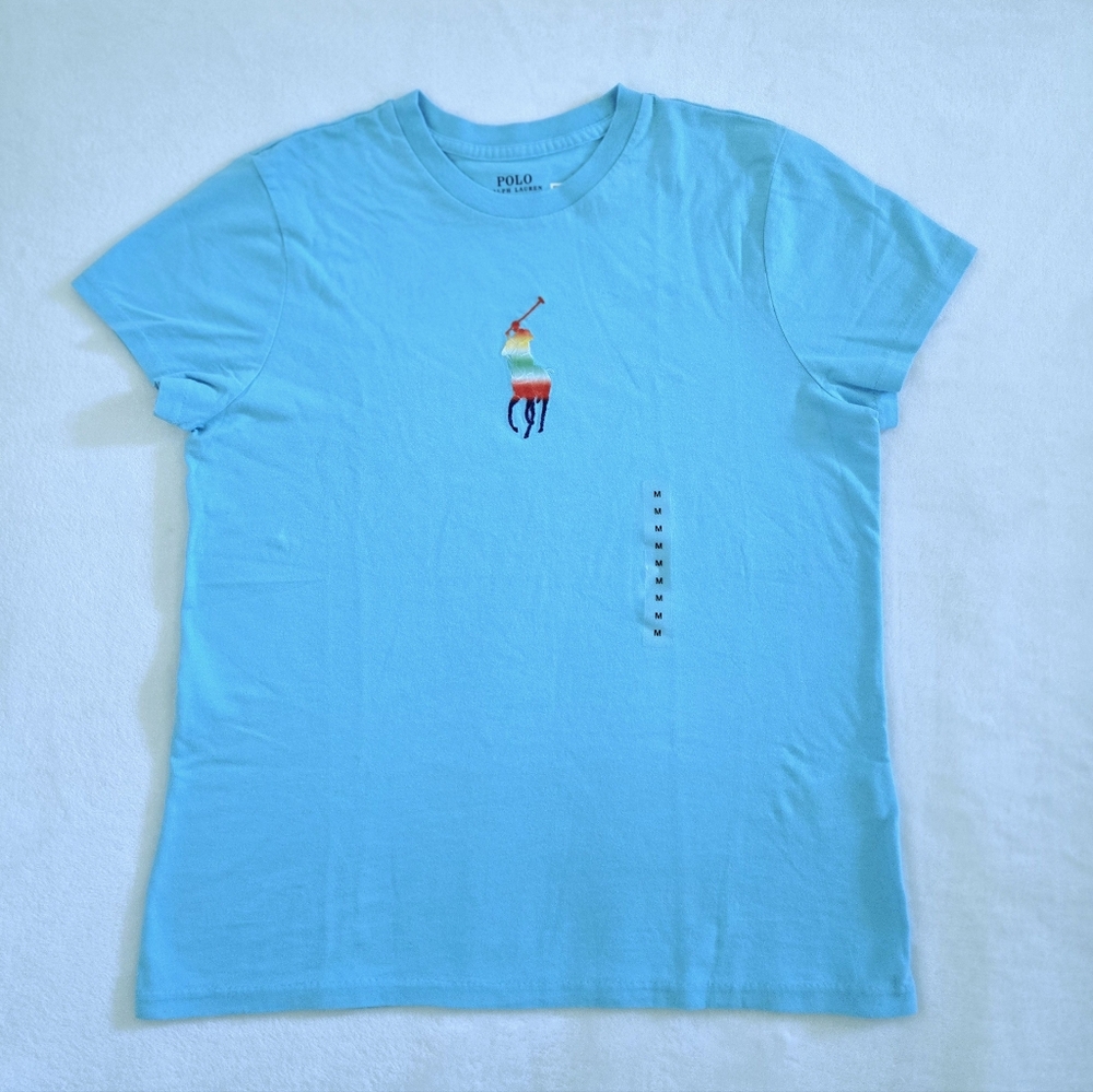 POLO🏇 by Ralph Lauren POLO Embroidered🪡 Horse🐴 Graphic Tee👕 - NWT - Picture 1 of 13